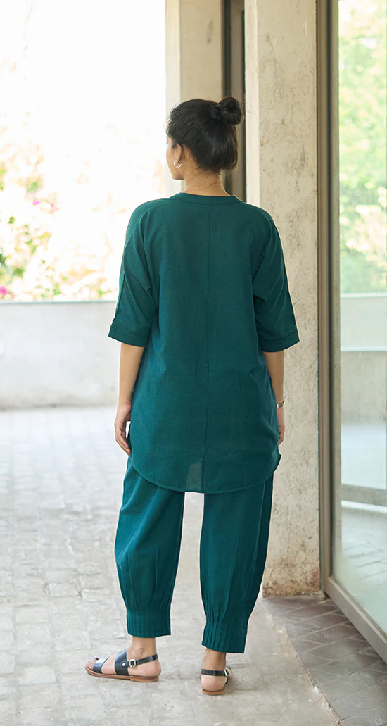 Sunday Paper Co-ord Set in Quiet Teal - Image 5