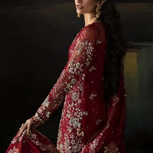 Afrozeh ABEER Hayat Wedding Formals Edition | Pakistani Designer Luxury Embroidered Outfit | Wedding & Party Wear - Image 2