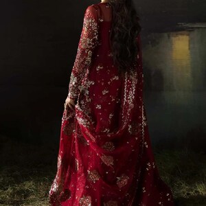 Afrozeh ABEER Hayat Wedding Formals Edition | Pakistani Designer Luxury Embroidered Outfit | Wedding & Party Wear - Image 3