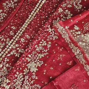 Afrozeh ABEER Hayat Wedding Formals Edition | Pakistani Designer Luxury Embroidered Outfit | Wedding & Party Wear - Image 4